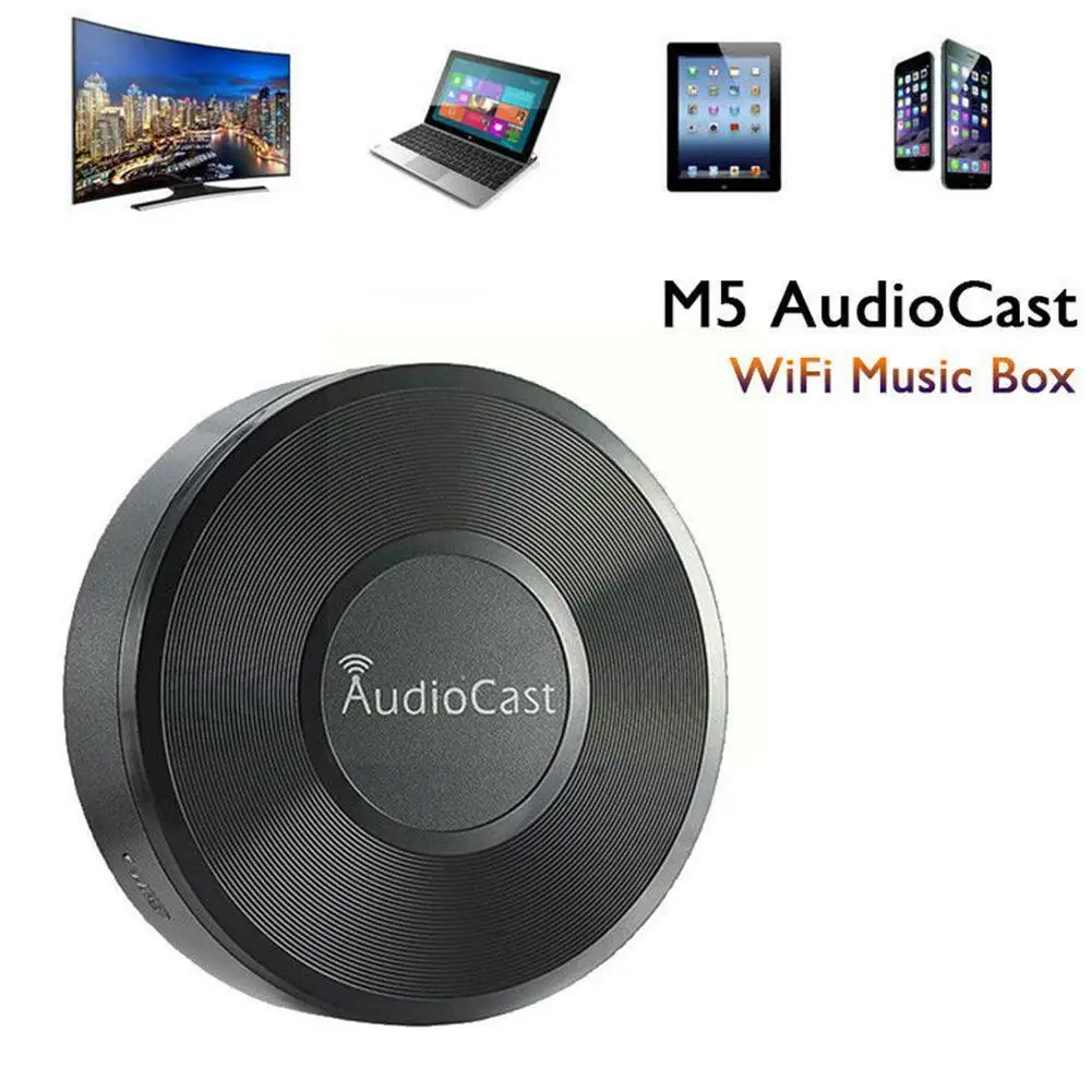 Аудиоадаптер Audiocast M5 для DLNA Airplay беспроводной приемник с Wi Fi и поддержкой Android