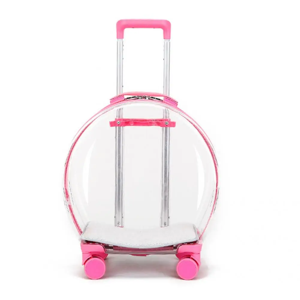 

Portable with Wheel Pet Supplies Travel Carrier for Outdoor Activities