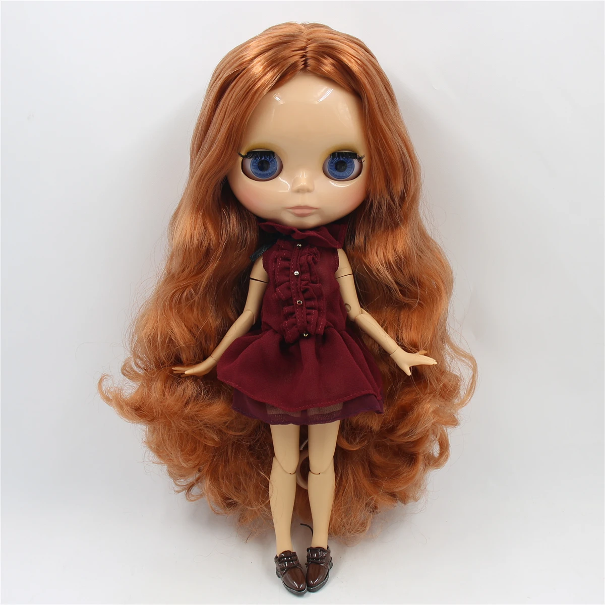 Ледяной DBS Blyth кукла 1/6 bjd загар кожа vermeil длинные волосы сустав тела 30 см игрушка |