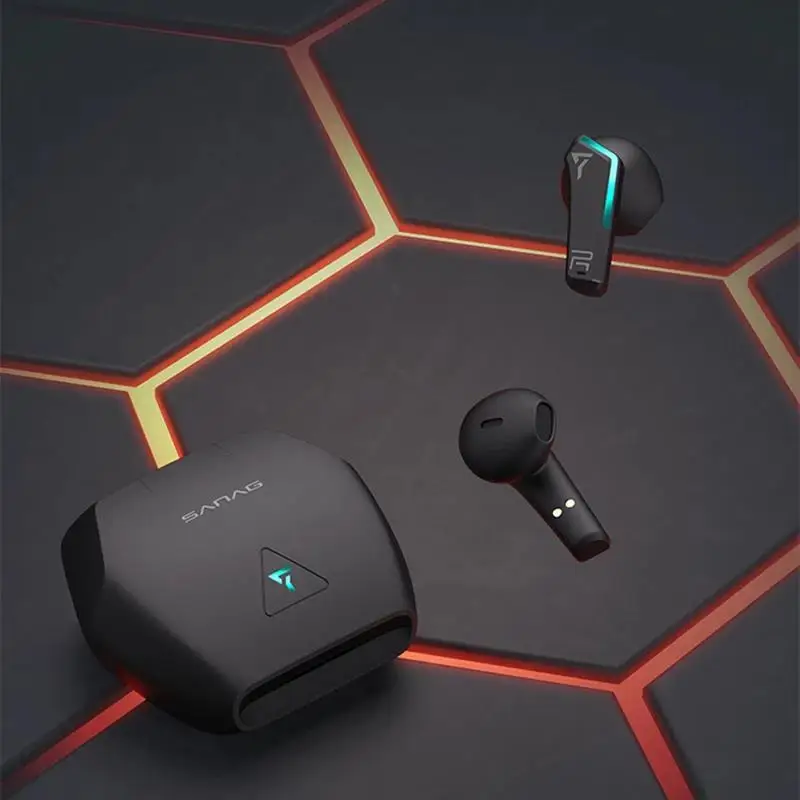 

Новая беспроводная Bluetooth-гарнитура Sanag Tws, игровая стереогарнитура с частным режимом, черная технология, двусторонняя стереогарнитура