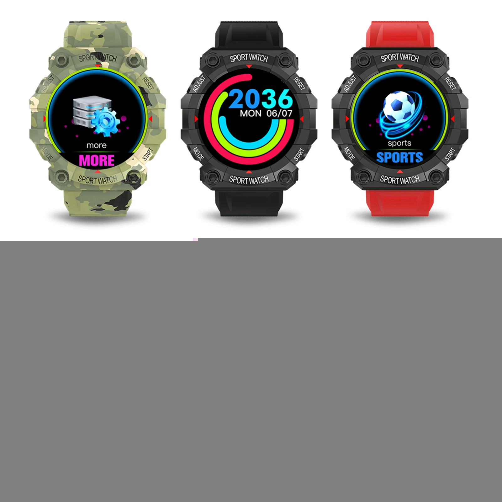 

FD68 Smart Watch Men Sport Bracelet Heart Rate Heart Rate Blood Pressure Multifunctional Intelligent Sports Watch for Women Man