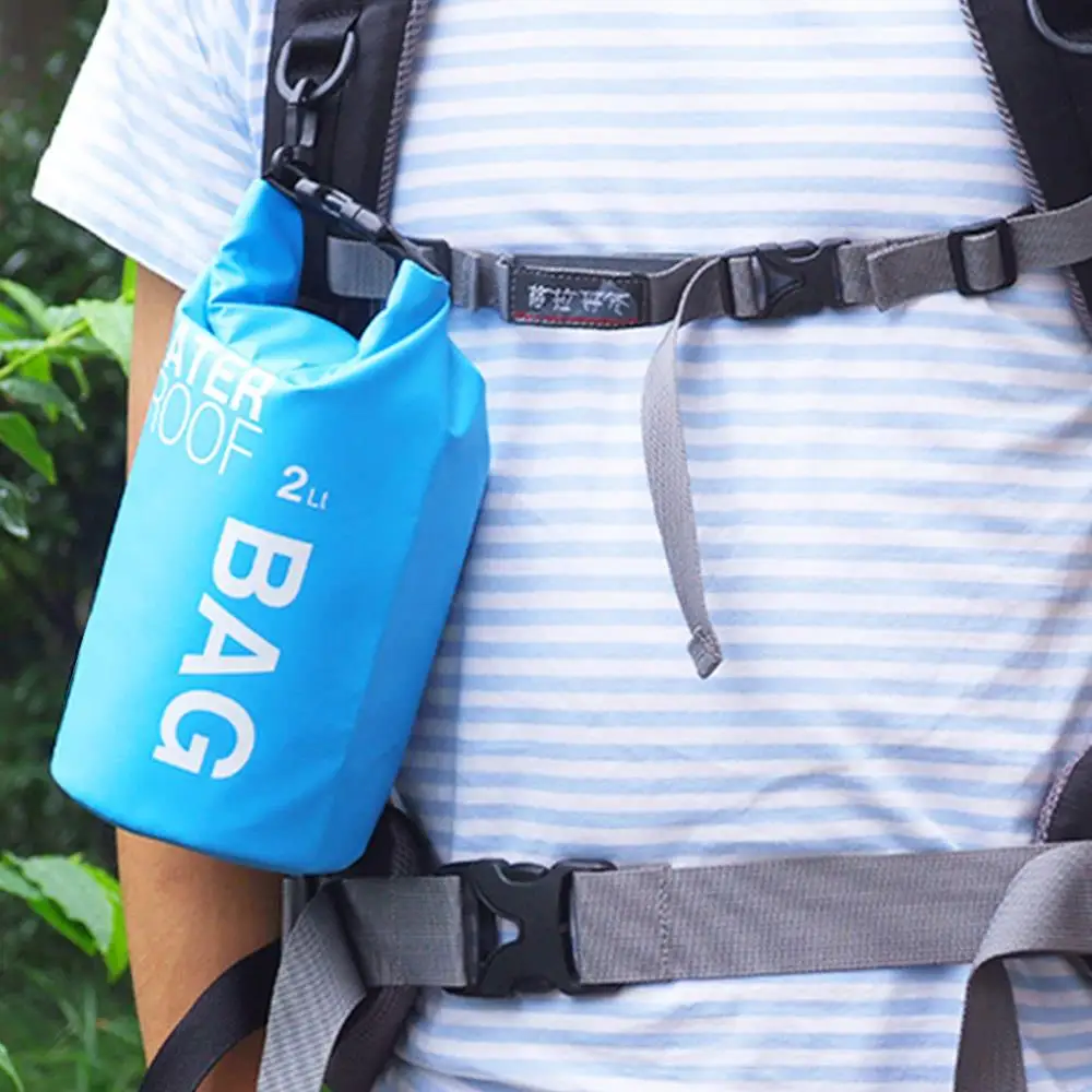 

Waterproof Dry Bag Drifting Bag Swimming Bags Kayaking River Trekking Floating Storage Rafting Bag Portable 2/5/10L