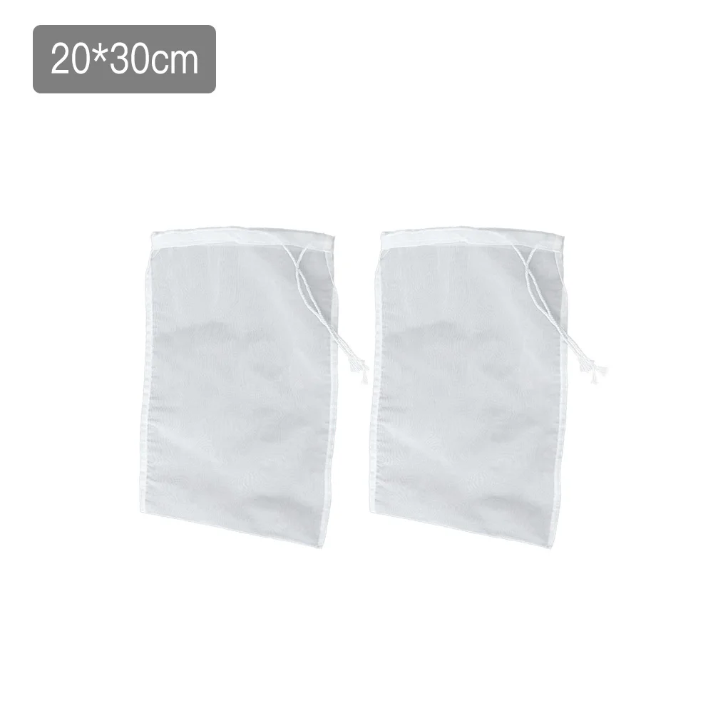 

Kitchen Filter Fabric Bags Food Grade Nylon Filter Bag Net 100Mesh Tea Beer Milk Coffee Oil Filtration Strainer Mesh