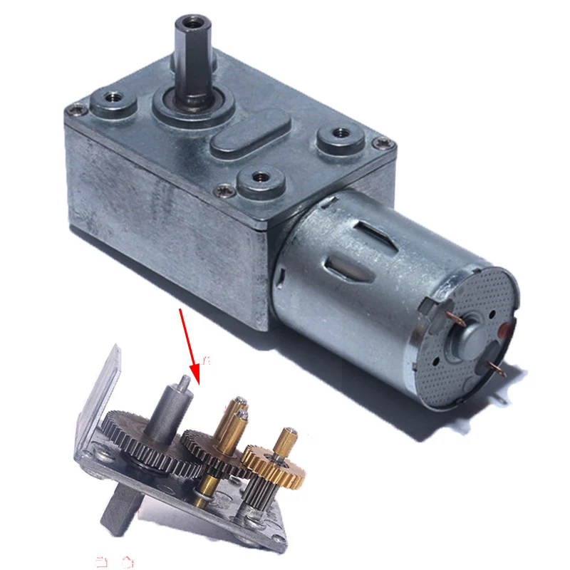 Двигатель редуктор постоянного тока 6 в большой крутящий момент фотоэлемент для