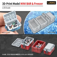 miniature 135 3d print model mini bar freezer modern military model scene making accessories