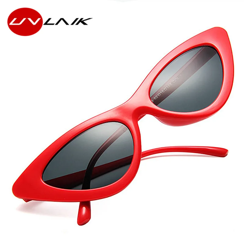 Винтажные женские солнцезащитные очки UVLAIK кошачий глаз брендовые дизайнерские