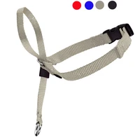 nylon dog pet dog padded head collar gentle halter leash leader stop pulling training muzzles tools dog accessories