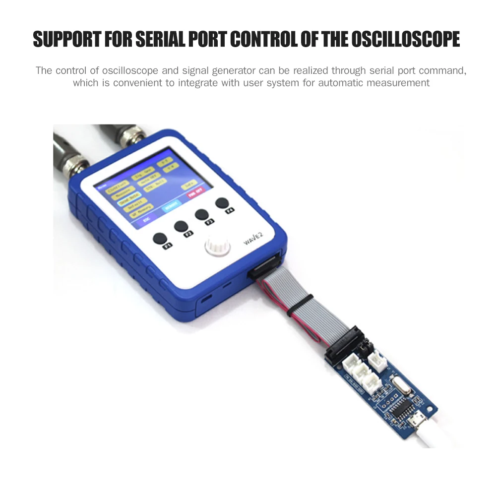 Профессиональный цифровой запоминающий осциллограф с сенсорным экраном ручной