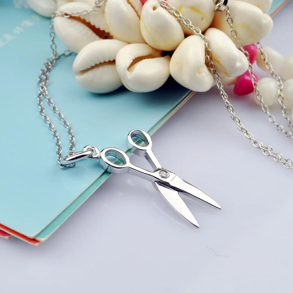 Женское ожерелье из серебра 925 пробы Милая женская цепочка до ключиц