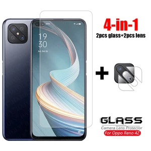Стекло на Reno 4Z, закаленное, для Oppo Reno 5 Lite, 5F, 5K, 5Z, Reno2 Z, 2Z, 2F, 3, 4 SE, Ace 2, HD, защита экрана камеры
