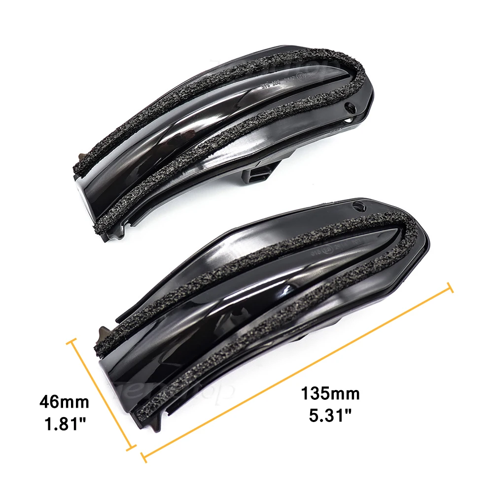 Светодиодная лента динамический Поворотный Светильник Sgianl боковая зеркальная