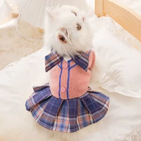 pet jk uniform cat cosplay costumes sailor uniform for dogs clothes cats