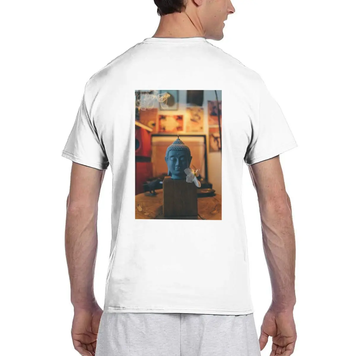 

2021 New Fashion Graphic Short Sleeve Sculpture full print Tees Hip Hop Men Women Beach O Neck Tshirt clothes top