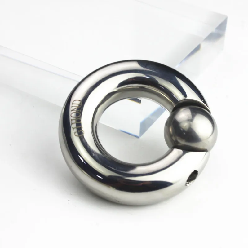 6 размеров нержавеющая сталь Мошонка кулон откручивающийся шар стиль бондаж на