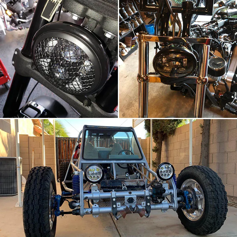 1 шт. 5 75 дюйма мотоциклетная светодиодная фара корпус ведра крепление корпуса