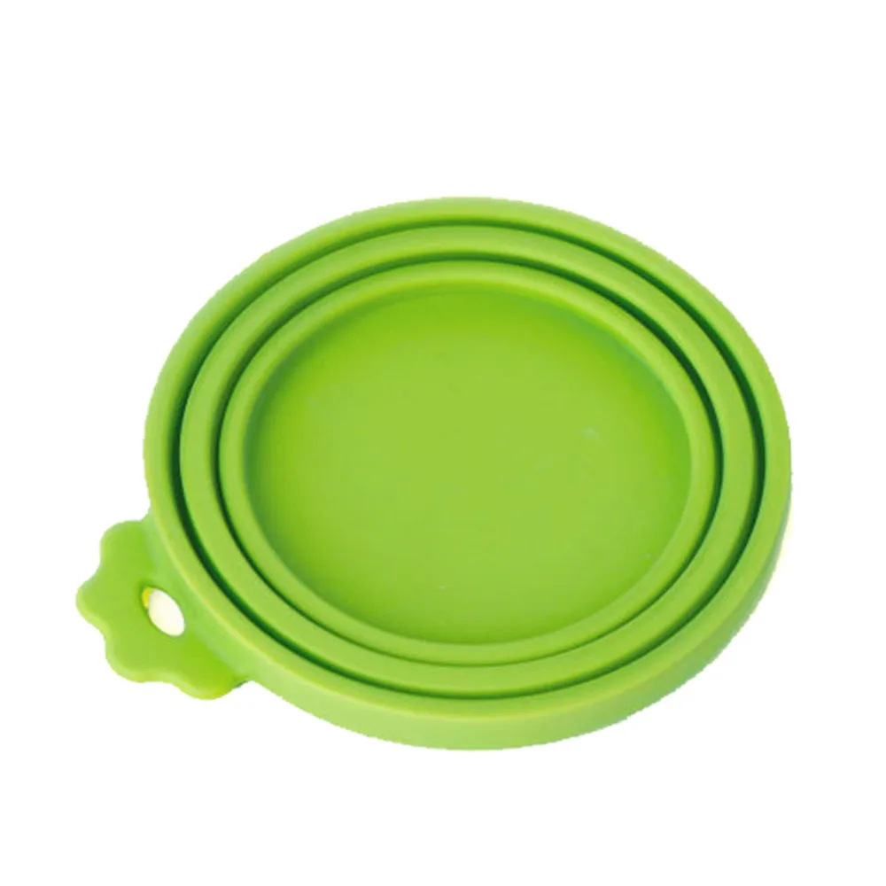

4pcs Silicone Food Fresh-Keeping Lids Suitable for Multi-size Canned (Orange, Green, Pink, Blue)