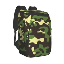 Protable Insulated Thermal Cooler Waterproof Lunch Bag amouflage Pattern Picnic Camping Backpack Double Shoulder Wine Bag