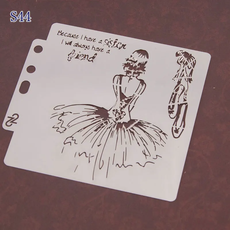 

Creative Layering Stencils graffiti hand copied board hollowed out photo album graphic spray painting tool