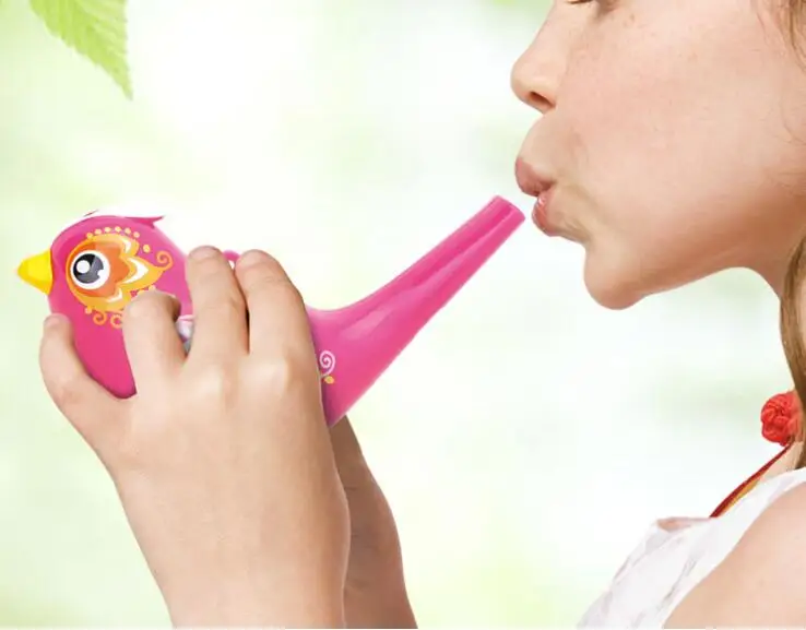 Цветной музыкальный свисток для рисования воды и птицы музыкальная игрушка