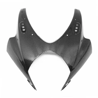 carbon fiber pattern upper front nose headlight fairing for suzuki gsxr 1000 2007 2008
