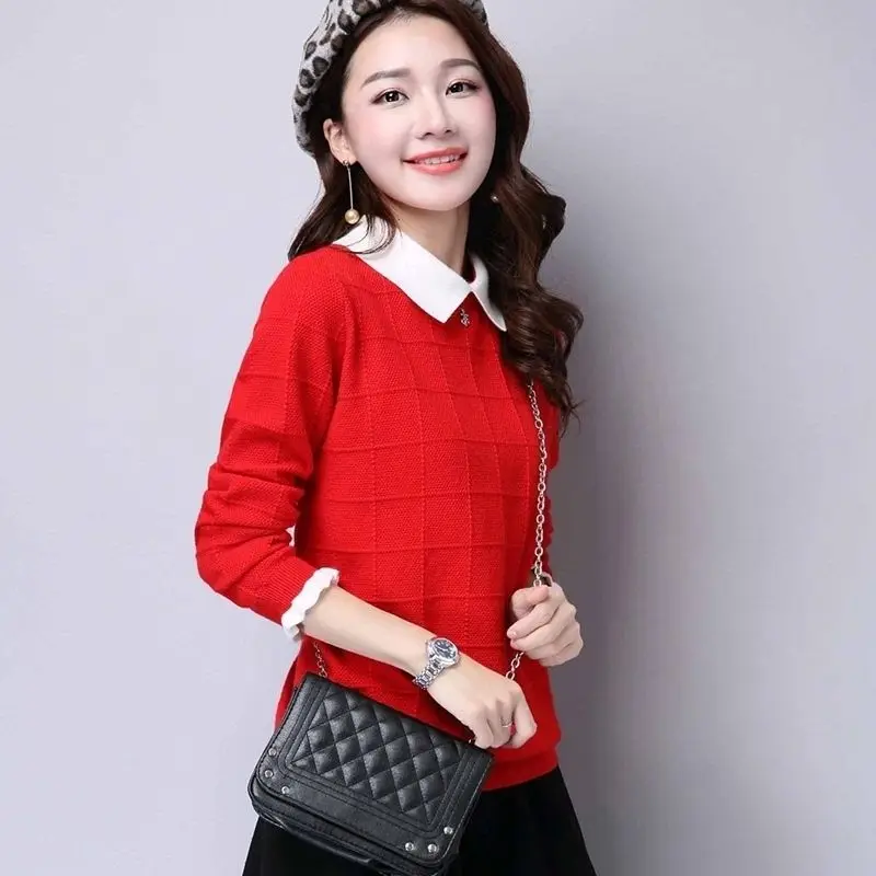 Shiny Lurex Autumn Winter Sweater Women Long Sleeve Pullover Basic Sweaters 2018 Korean Style Knit Pink Tops Femme | Женская одежда