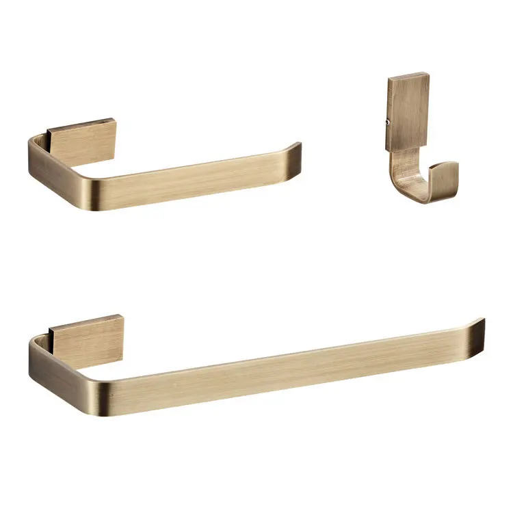 Европейский Винтажный набор из 3 предметов для ванной комнаты крючок одежды