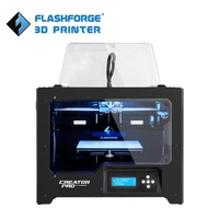 flashforge 3d printer creator pro dual extruder metal frame full open source fdm 3d printer work with plaabspvahipspetgtpu