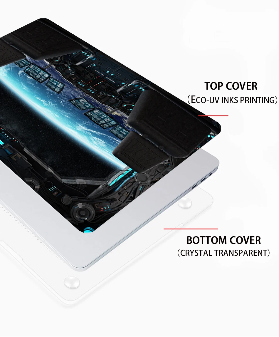 Чехол MTT для Macbook Air Pro retina 11, 12, 13, 15 дюймов, чехол с сенсорной панелью, космическая капсула, 13,3, 15,4 дюймов, чехол для ноутбука A1706, A1466
