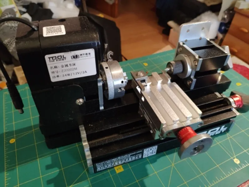 Металлический Мини токарный станок Z20002M 24W/24W 20000rpm|Станок| |