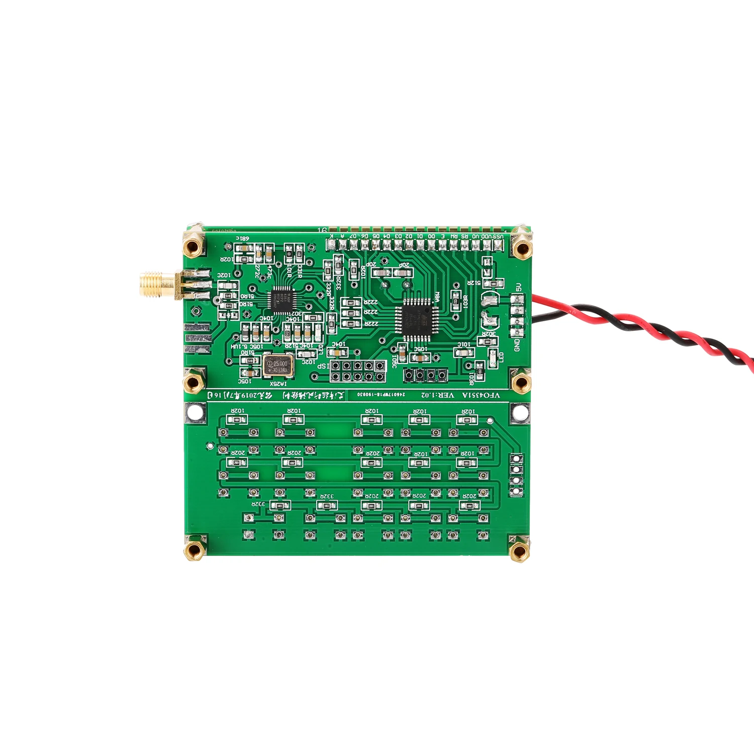 ADF4351 VFO частотно-регулируемый Генератор Модуль квадратный Выход регулируемые