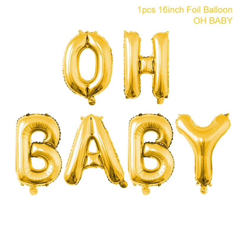 oh baby FENGRISE/вечерние украшения в виде слона для мальчиков и девочек, украшения для вечеринки на день рождения, детские голубые и розовые украшения в виде конфет - Цвет: oh baby