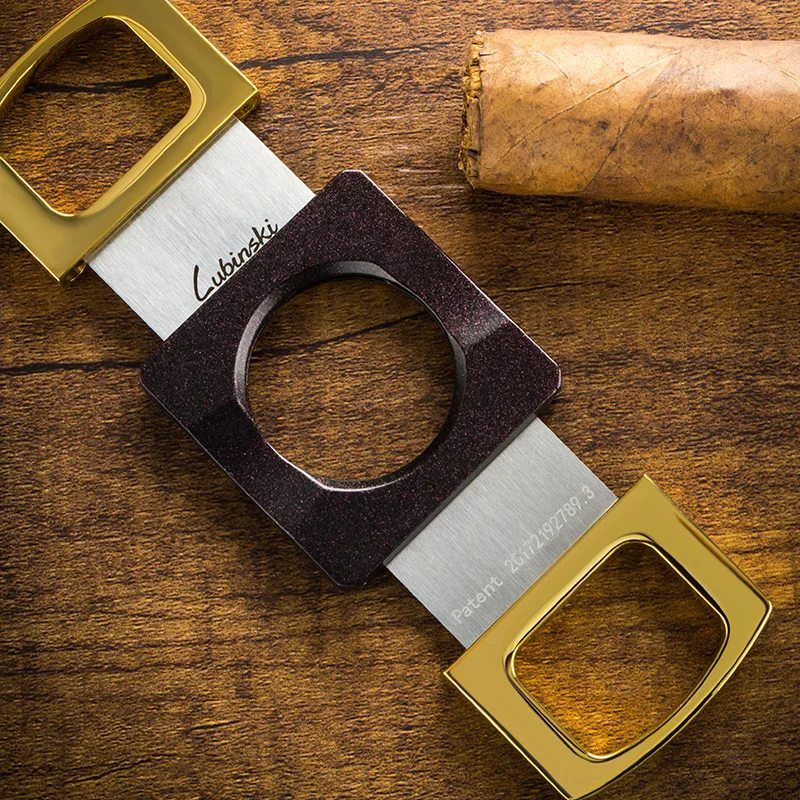 LUBINSKI искусственная кожа из нержавеющей стали с круглым отверстием для резки