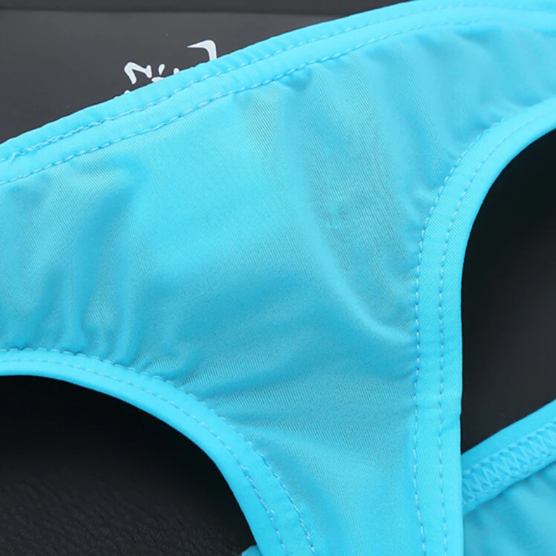 Men Lingerie Underwear Bulge T-back Mens Solid Thongs G Strings Pounch Breathable Sexy Underwear Low-rise Thong Underpants
