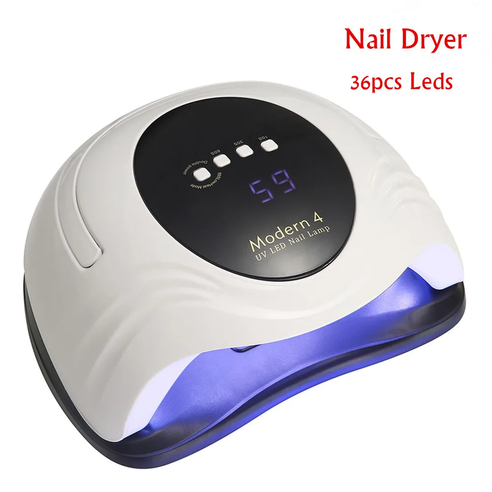 

Portable Compact 120W UV LED Nail Dryer Pro Gel Polish Curing Lamp with Timer Setting LCD Display Nail Lamp for Manicure