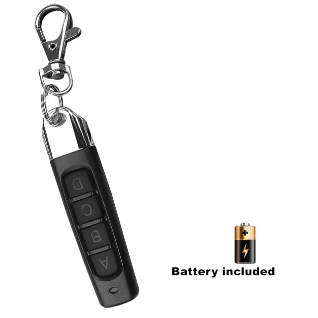

60X36X12mm 433MHZ Remote Control 4 Channe Garage Gate Door Opener Remote Control Duplicator Clone Cloning Code Car Key