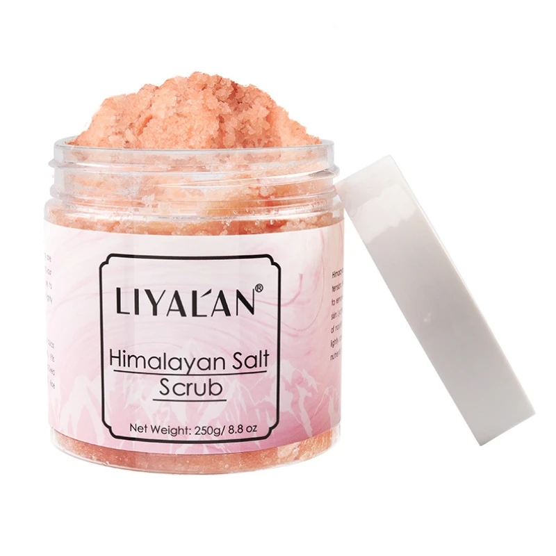 

3 Pcs Dead Sea Salt Whitening Brightening Exfoliating For Dry Skin 250g Pink Himalayan Salt Body Scrub With Shea Butter