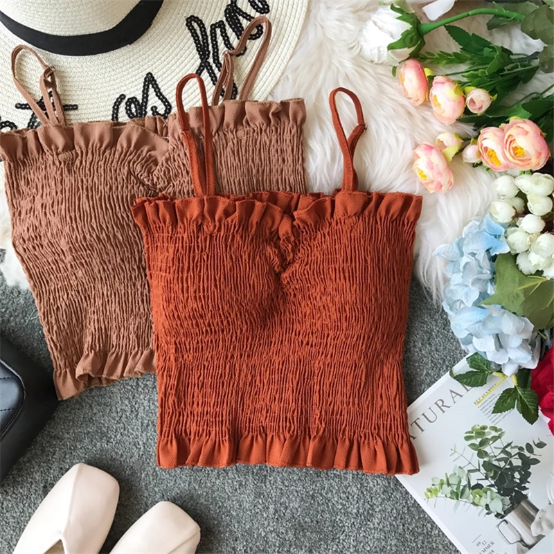 Топ GLAUKE женский летний базовый укороченный топ модная уличная одежда 2020 крутые