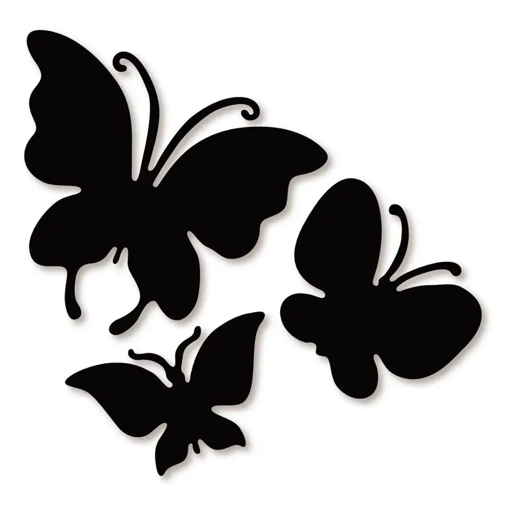 Swovo три butterfliemeetal режущие штампы Крафтовая окраска Скрапбукинг новые 2019 тиснение