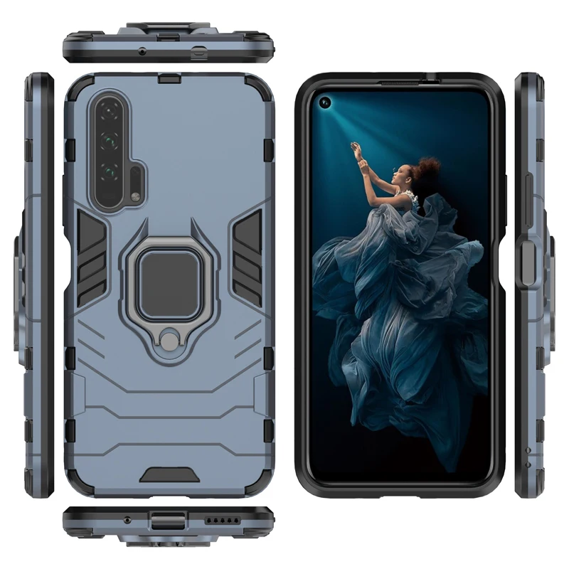 Чехол для телефона Honor 20 Pro с магнитным кольцом на палец | Мобильные телефоны и