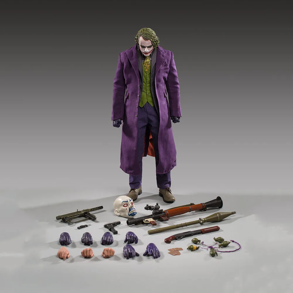 

Collectible 1/4 Scale FIRE A030 18 inches The Dark Knight Purple Coat Joker Action Figure Model for Fans Holiday Collection Gift
