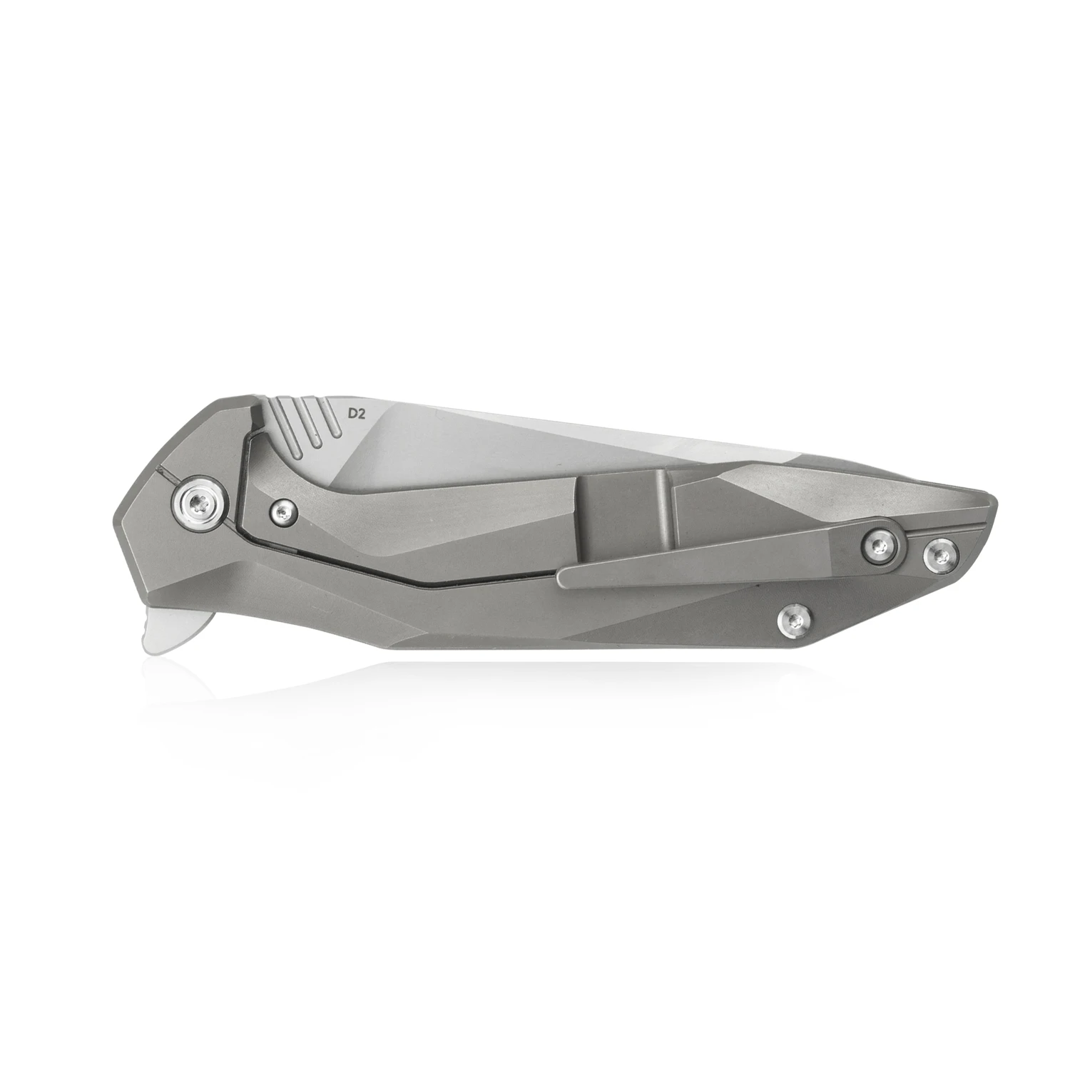 KUBEY KU235TI складной нож для повседневного использования D2 лезвие с Mo-titanium покрытием титановая ручка с отделанной камнями наружные карманные ножи