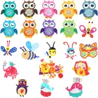 Мини-шаблоны, алмазная вышивка, сова, алмазная живопись для детей, Алмазная наклейка для чашки, книги, украшение для телефона