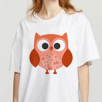 2021 female cute owl design t shirt women 90s harajuku ullzang fashion t shirt graphic cute cartoon tshirt top tees female