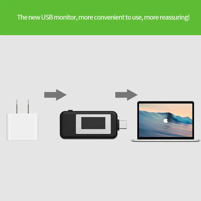 Многофункциональный тестер USB Type c детектор зарядного устройства цифровой