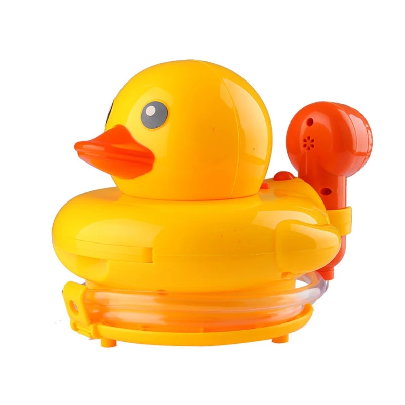 

97BC Children Vent Screaming Toys Duck Water Spray Sprinkler Bathroom Bathing Water Toy for Kids Bathing