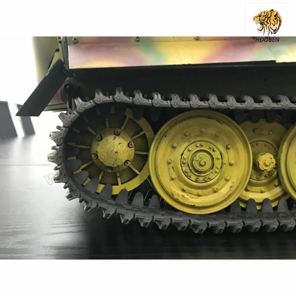 HOOBEN 1:10 RC RTR Танк TigerI позднего производства Wittmann тяжелый танк Второй мировой войны на радиоуправлении полная функция AFV, готов к запуску