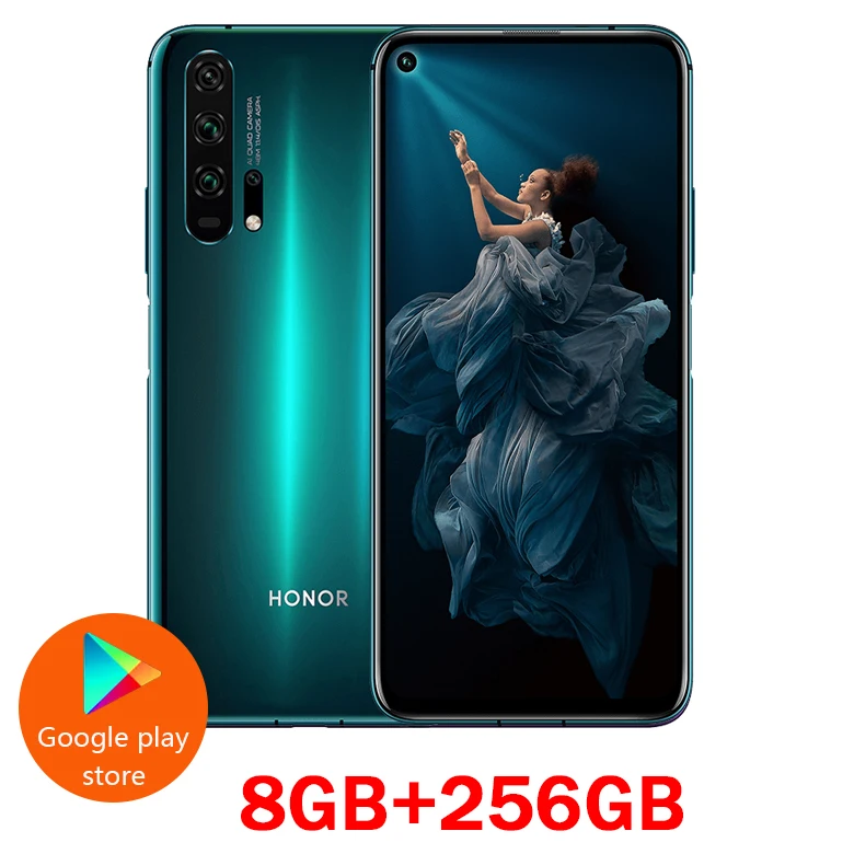 8GB 256GB Green HONOR 20 PRO, смартфон, 6,26 дюймов, Kirin 980, четыре ядра, 8 Гб ram, 128 ГБ rom, 4000 мАч, мобильный телефон - Цвет: 8GB 256GB Green
