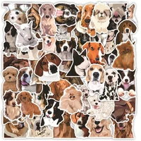 103050pcs animal dog stickers aesthetic diy laptop water bottle phone case scrapbooking diy cute decal sticker for kid toy