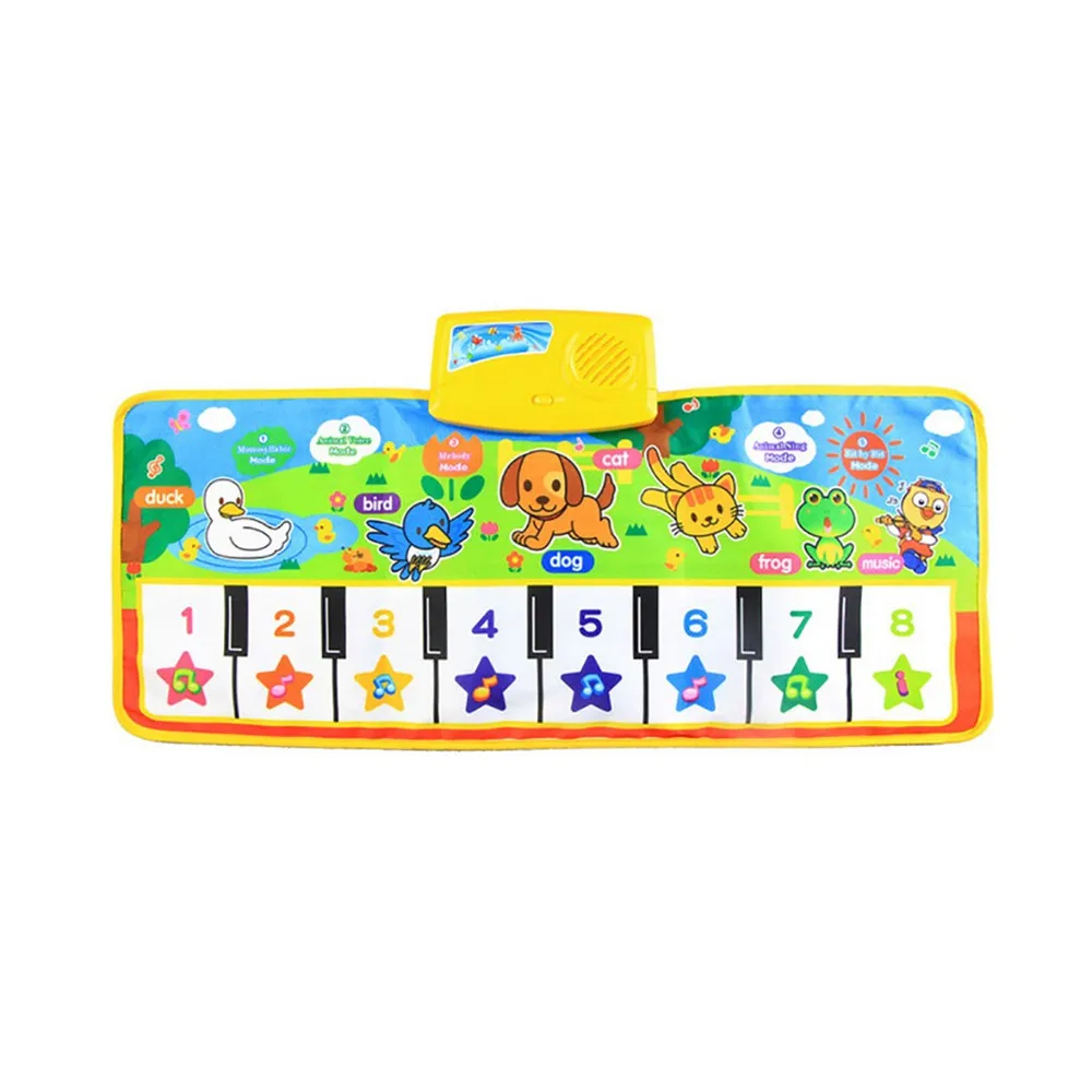 Детский музыкальный игровой коврик для пианино многофункциональная детская