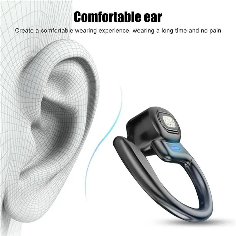 

Bluetooth5.0 Headset TWS Wireless Earbuds Earphones HD HiFi Stereo Headphones Ear Hook IPX6 Waterproof Sports Running Gym